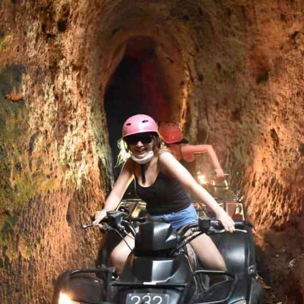 Girl on ATV trail Bali adventure