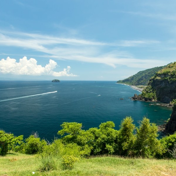 Bukit,Asah,Hill,Cliff,In,Bali,Indonesia.