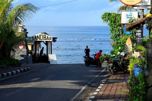 Canggu Sandbar beach Bali