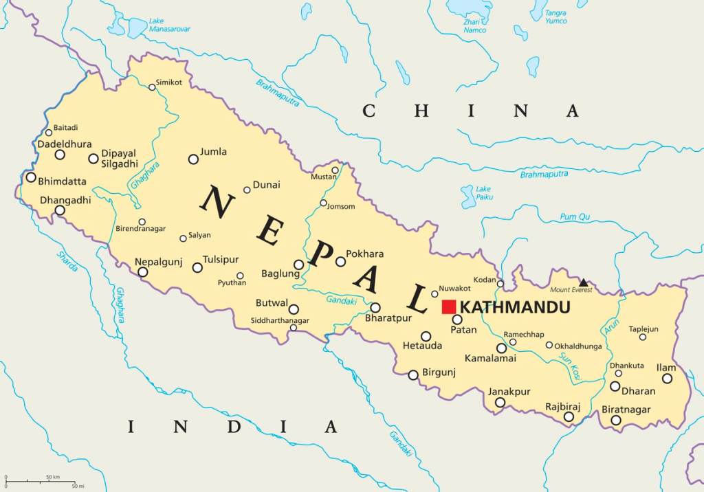 Nepal Map - Travel Nepal Details
